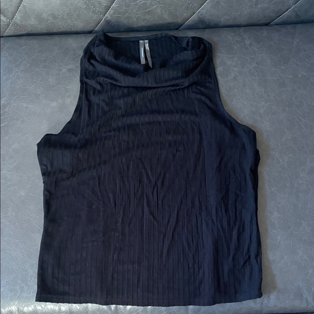 Anthropologie Elegant Black Sleeveless Top